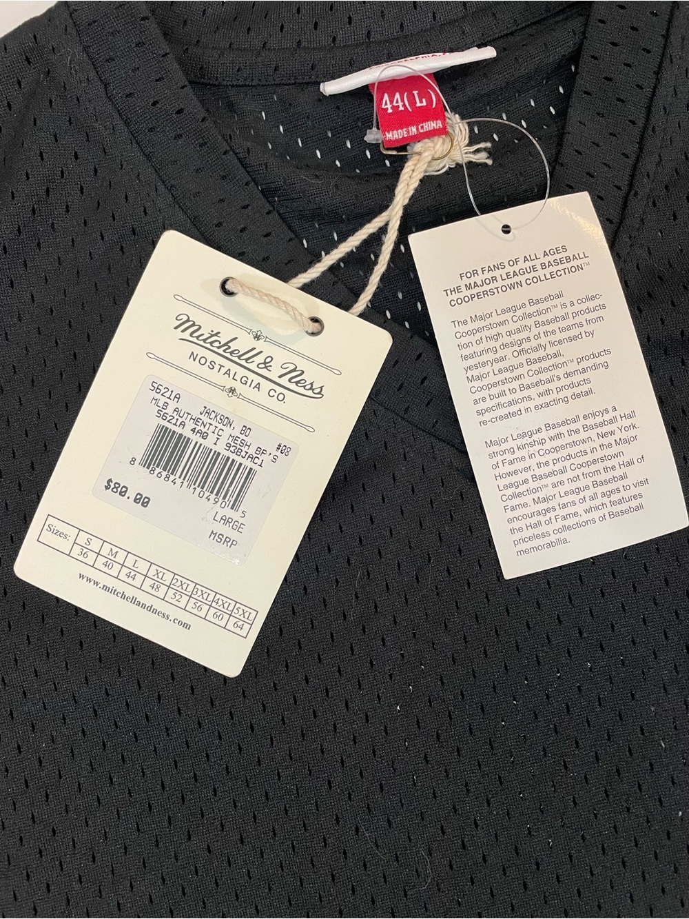 Mitchell & Ness Chicago White Sox Mesh Batting Practice Jersey Bo Jackson 1993 - Picture 7 of 10